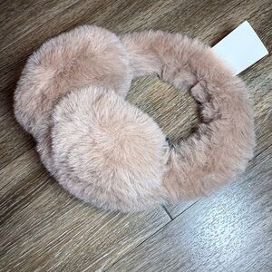 Windsor Faux Fur Earmuffs | Taupe | Super Soft | New With Tag